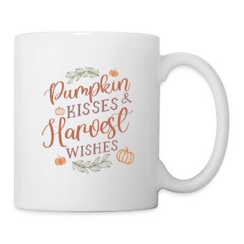 Pumpkin Hugs Harvest Wishes - Mug - white - Right