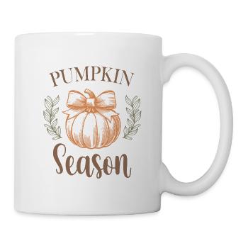 Kürbissaison Skript-Design für Feiertage - Tasse - Weiß - Rechts