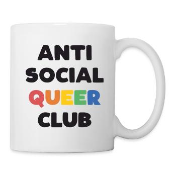 LGBTQ - Anti Social Queer Club - Mug - white - Right