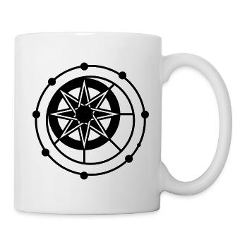 Himmlisches Astrolabium Kornkreis - Tasse - Weiß - Rechts