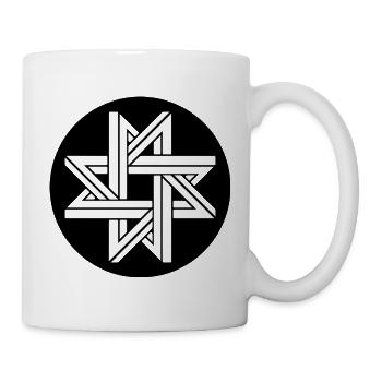 Unmöglicher Geometrie-Stern - Tasse - Weiß - Rechts