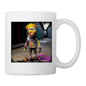 Artistic Street Art Punk Character Comic - Mug - white - Right