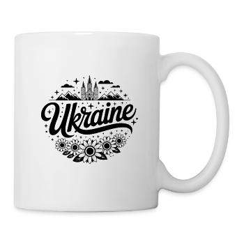 Ukraine - Conception de souvenirs - Mug blanc - blanc - Droite