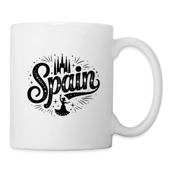 Spanien - Souvenir-Design - Tasse - Weiß - Rechts
