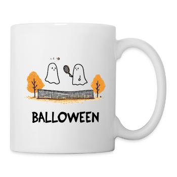 Ghost Tennis Game BALLOWEEN Halloween Ghost - Mug - white - Right