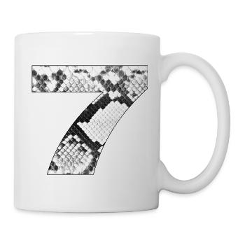 Snake Pattern Number 7 - Mug - white - Right