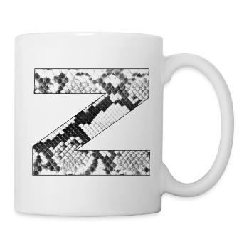Snakeskin Pattern Letter Z - Mug - white - Right