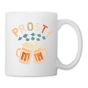 PROST! – Bavarian-style foam beer mugs - Mug - white - Right