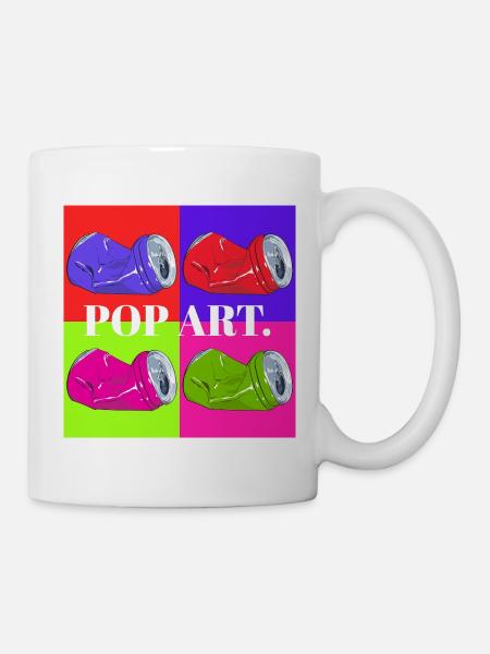 Pop Art Cola Dosen Design - Mug blanc - blanc