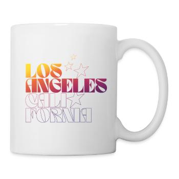 Vibrant Los Angeles Cityscape Design - Mug - white - Right
