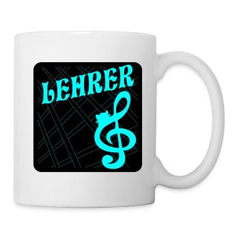 Teacher Music clef - Mug - white - Right