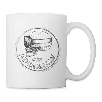 Extremsport Mr. Adrenalin - Tasse - Weiß - Rechts