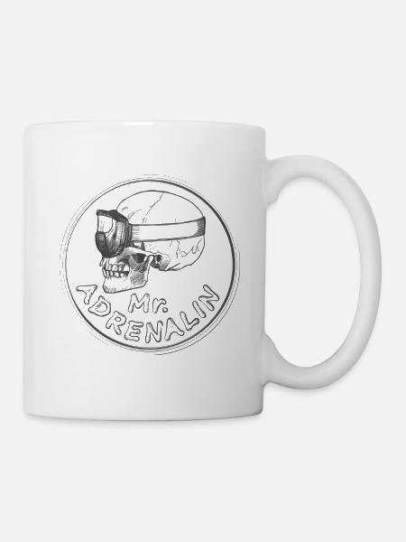 Extremsport Mr. Adrenalin - Tasse - Weiß