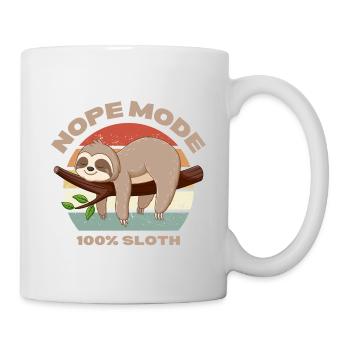 Nope Mode for All Sloths - Mug - white - Right