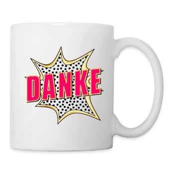 MERCI MERCI POP-ART - Mug blanc - blanc - Droite