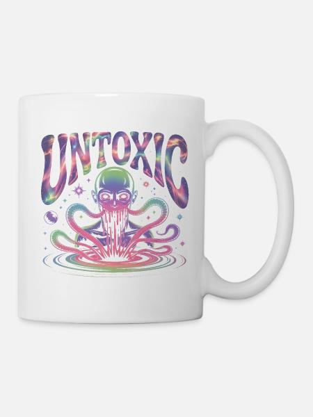 Ungiftiger kosmischer Außerirdischer - Tasse - Weiß