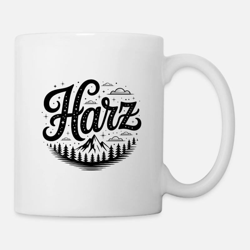 Harz - Wanderdesign - Tasse - Weiß