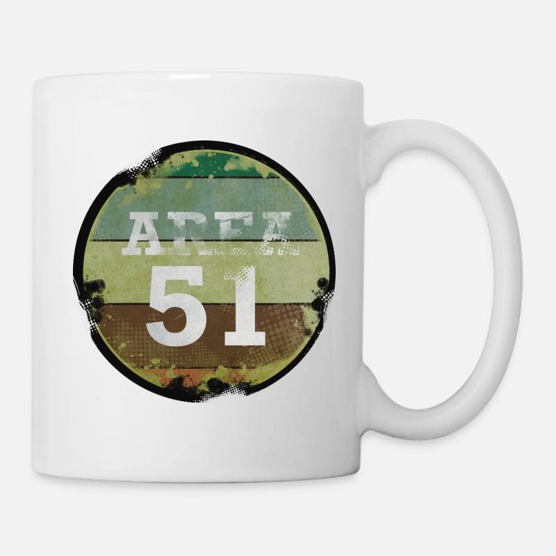Vintage area 51 - Mug - white