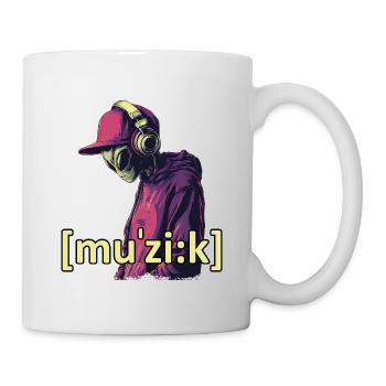 Alien Music - Tasse - Weiß - Rechts