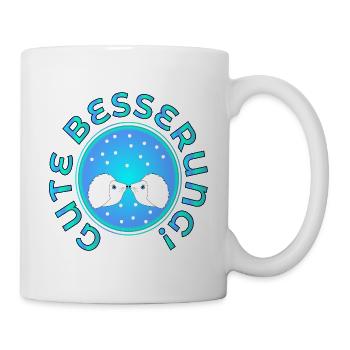 GUTE BESSERUNG PAARE IGEL - Tasse - Weiß - Rechts