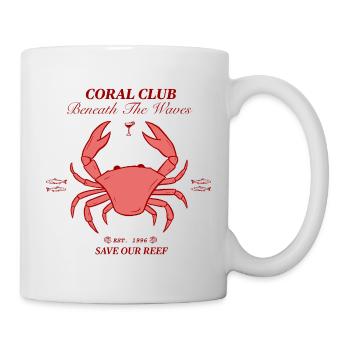 Coral Club Save Our Reef Illustration - Mug - white - Right