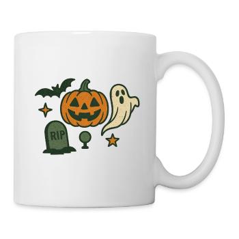 Spooky Pumpkin Party Design - Mug - white - Right
