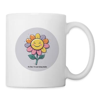 Cheerful Flower - Mug - white - Right