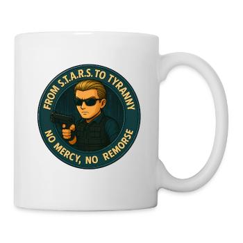 Von S.T.A.R.S. zur Tyrannei - Tasse - Weiß - Rechts