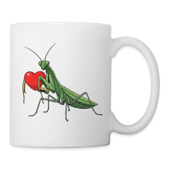 Praying Mantis - Mug - white - Right