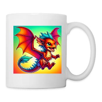 dragon - Mug blanc - blanc - Droite