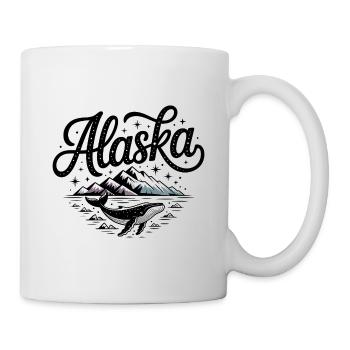 Alaska - Souvenir USA State Design - Tasse - Weiß - Rechts