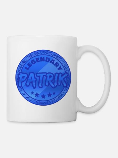 Geschenk für Patrik - Tasse - Weiß