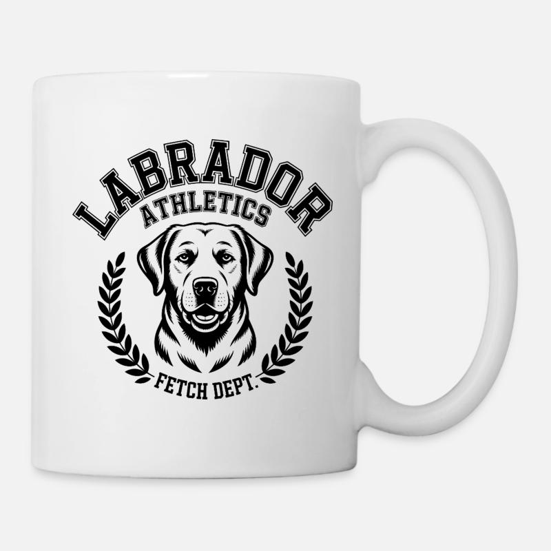 Labrador Leichtathletik - Tasse - Weiß