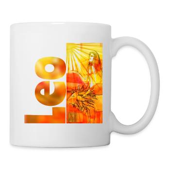 Zodiac sign Leo - Mug - white - Right