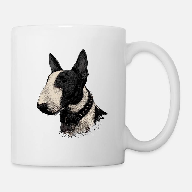 Bullterrier  - Tasse - Weiß