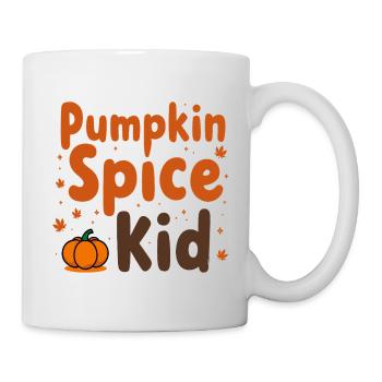 Pumpkin Spice Kid Spruch Zitat                  - Tasse - Weiß - Rechts