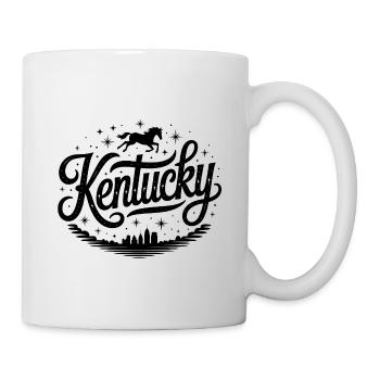 Kentucky - Souvenir USA State Design - Tasse - Weiß - Rechts