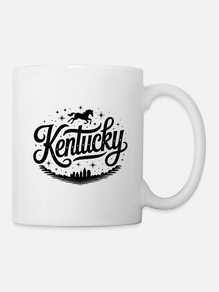 Kentucky - Souvenir USA State Design - Tasse - Weiß