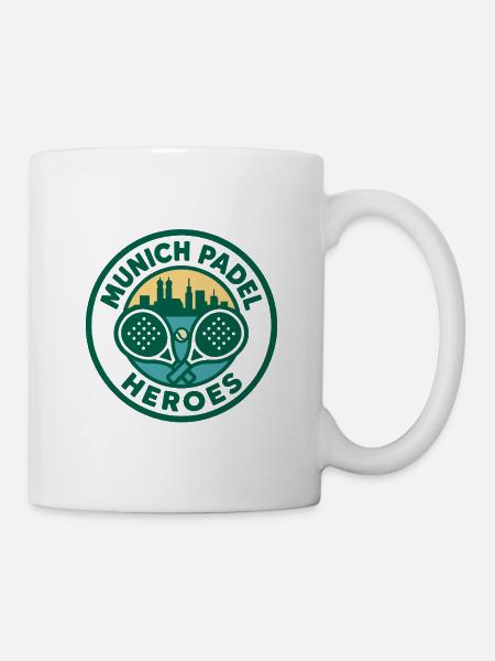 Munich Padel Heroes - Tasse - Weiß