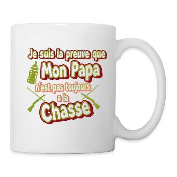 Humor Fatherhood Dad The Hunt - Mug - white - Right