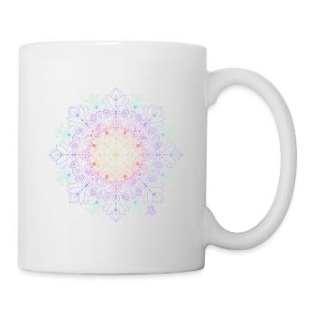 Glowing Mandala Pattern - Mug - white - Right