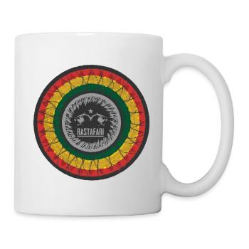 Rastafari Tierkreis Juwelendesign - Tasse - Weiß - Rechts