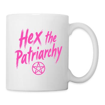 Hex The Patriarchy - Feminist Statement - Mug - white - Right