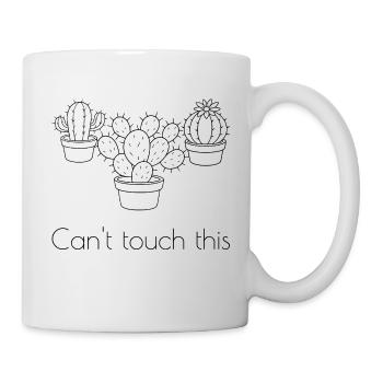 Cactus lineart fun - Mug - white - Right