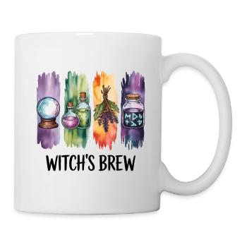 Halloween Sorcières mystiques Brew Potion Design - Mug blanc - blanc - Droite