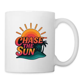 Soleil tropical - Mug blanc - blanc - Droite