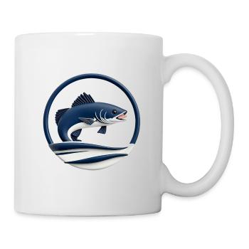 Fish in a Circle – Nature Design - Mug - white - Right