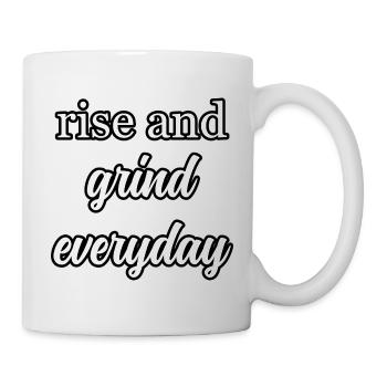 Poursuivre les rêves avec passion Mantra inspirant - Mug blanc - blanc - Droite
