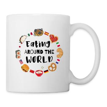 La nourriture dans le monde - Mug blanc - blanc - Droite