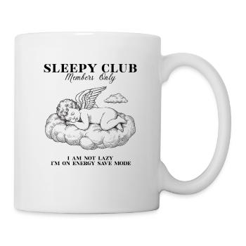 Angel Sleepy Club – Vintage Cherub Energy Save - Mug - white - Right